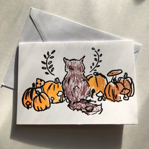 Chat de citrouille