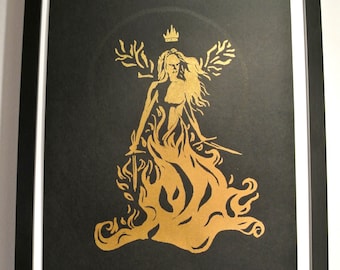 Fireheart Screen Print