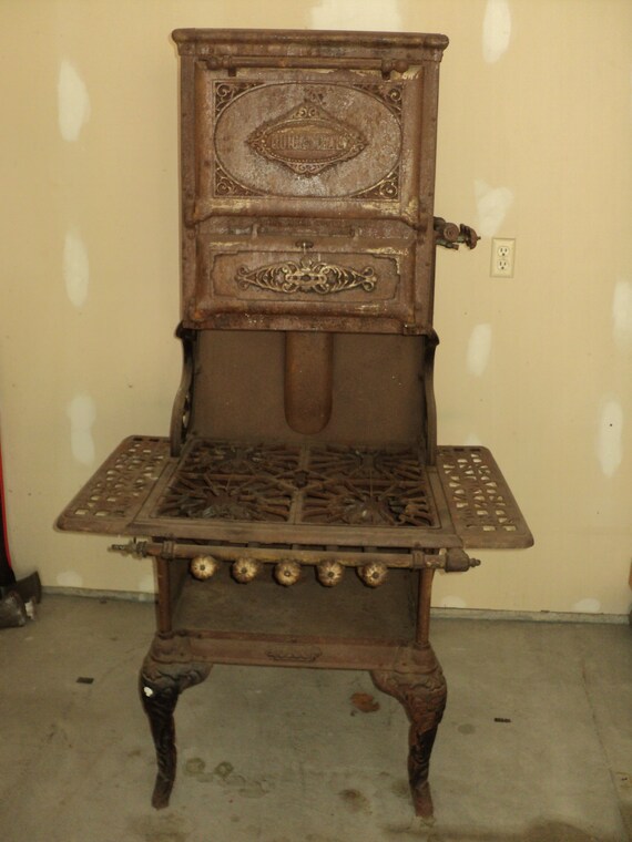Antique Tall Cast Iron Quick Meal Gas Cook Stove Shipping is - Etsy