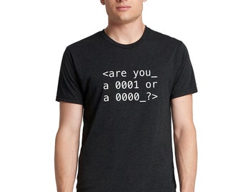 Are You One or Zero Mr. Robot T-Shirt tshirt tee tv show fsociety hacker