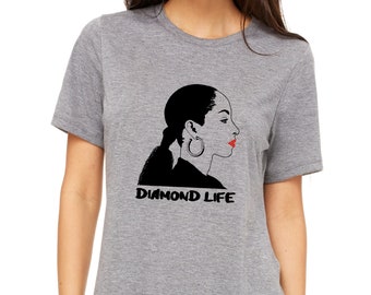 Sade Diamond Life T Shirt - Smooth Operator - No Ordinary Love