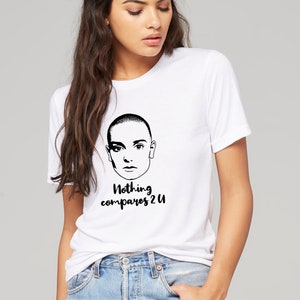 Sinead O&#39;Connor portrait tshirt, face illustration, female musician t shirt, retro vintage 80s 90s alt music