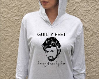 George Michael long sleeve hoodie t-shirt unisex Careless Whisper wham