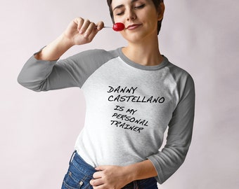 Mindy Project 'Danny Castellano Is My Personal Trainer' camiseta, camiseta raglán, regalo para fan