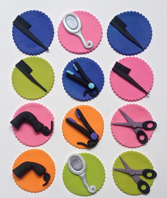 Hair Stylist In Funky Bright Background Colors Toppers Are Etsy