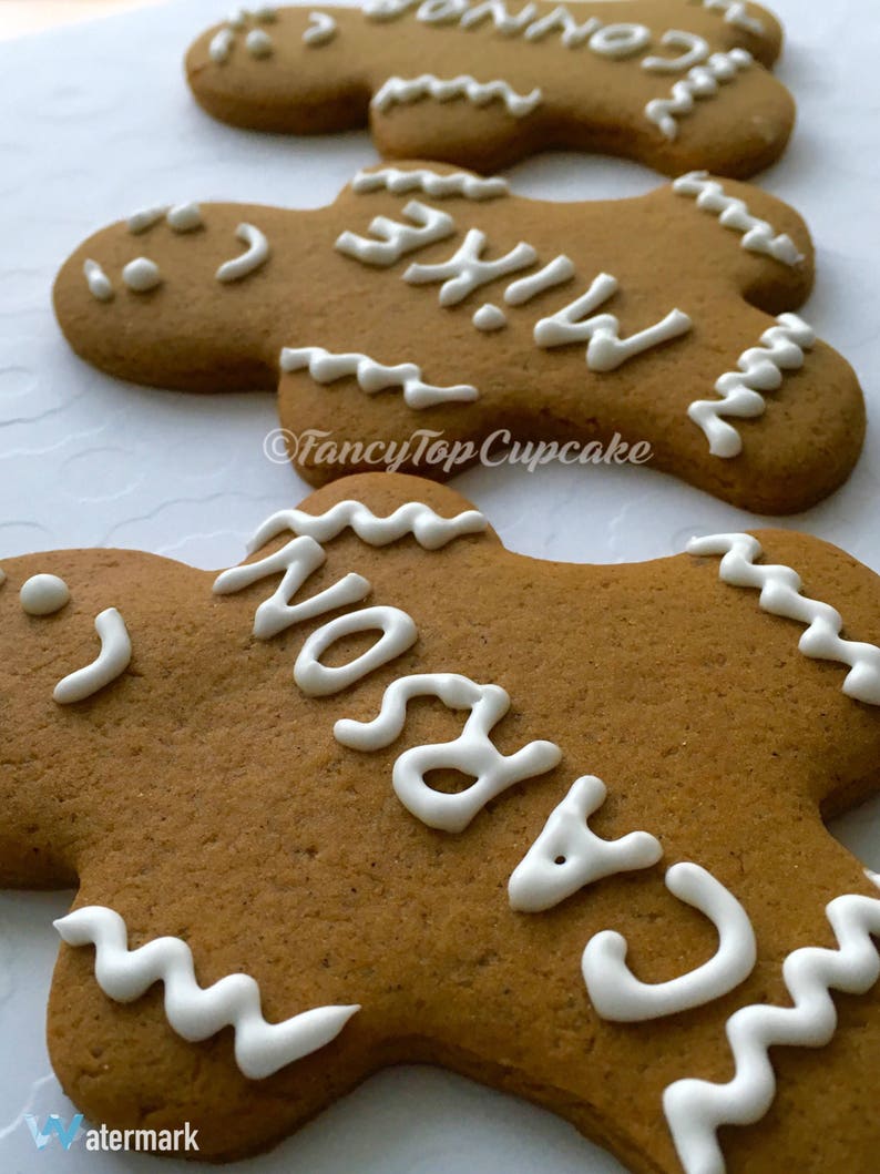 GingerBread Cookies Personalized/ Individually sold & bagged Etsy