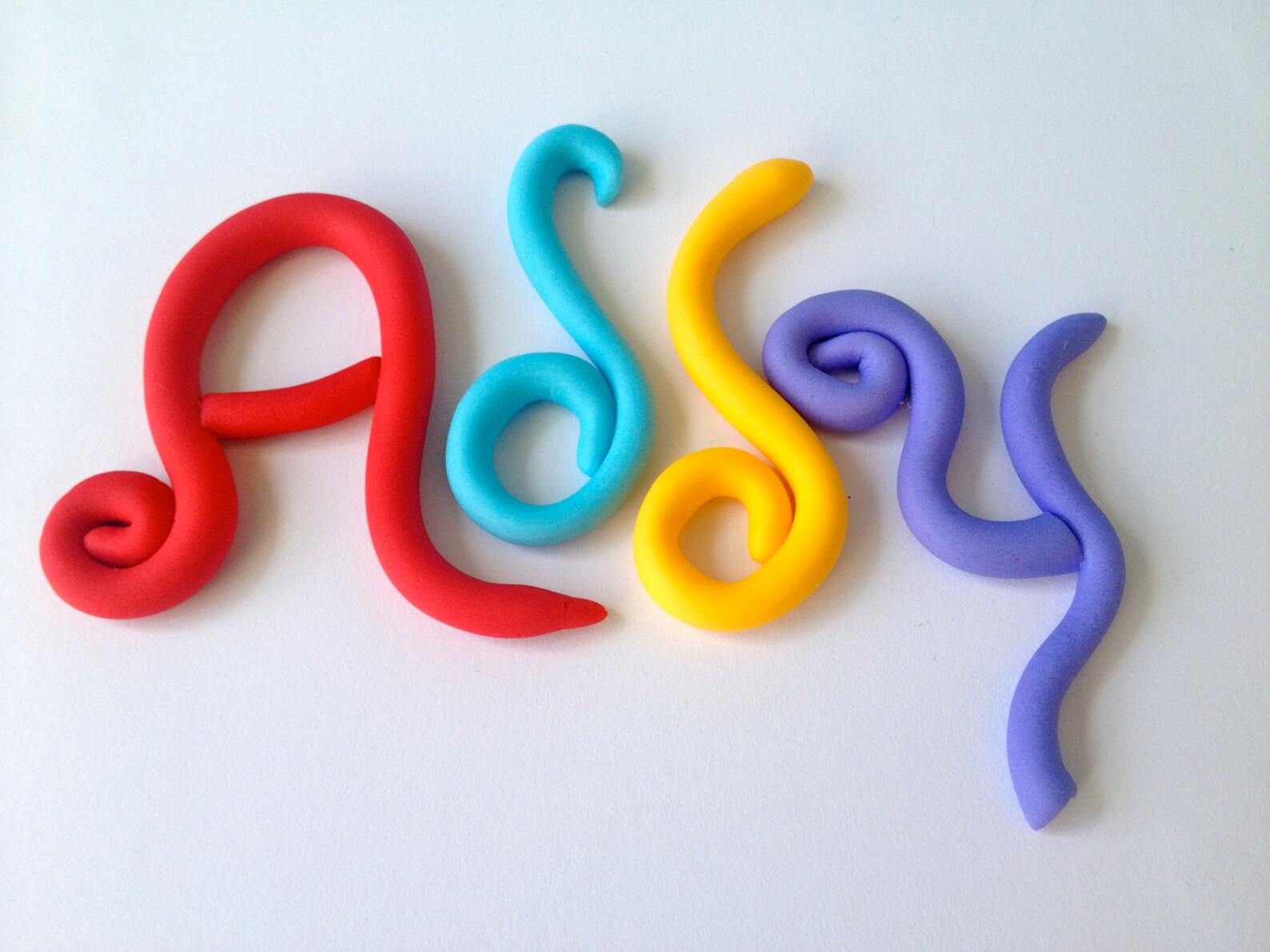 Fondant Lettering for Cake or Cupcake Topper. INDIVIDUALLY Etsy
