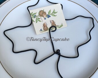 5 Wire Maple leaves for table setting/decor