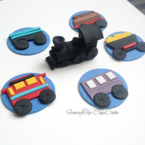 Thomas the Train Cupcake Toppers Etsy