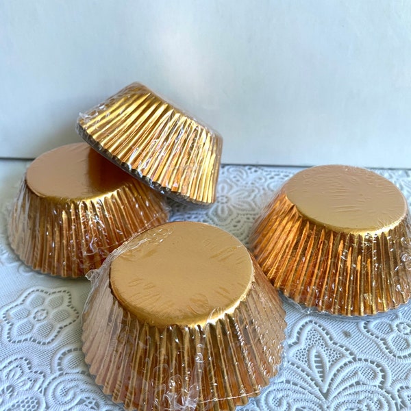 Gold Cupcake Liners Etsy
