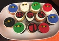 Ninja edible fondant cupcake toppers made by FancyTopCupcake