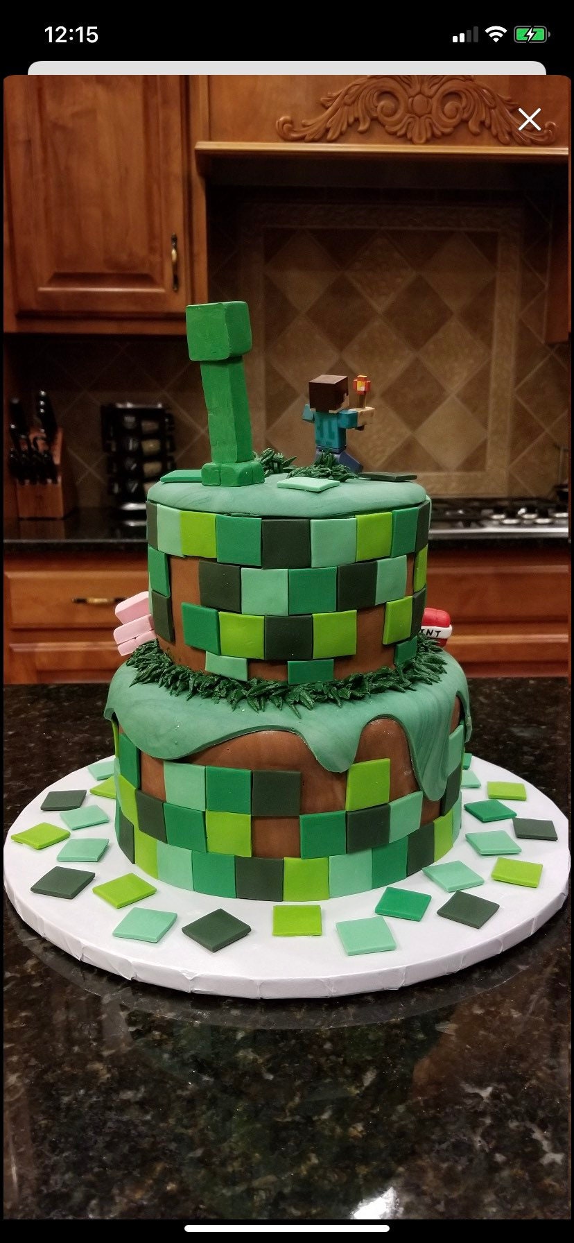 Epic Minecraft Cake Topper Set