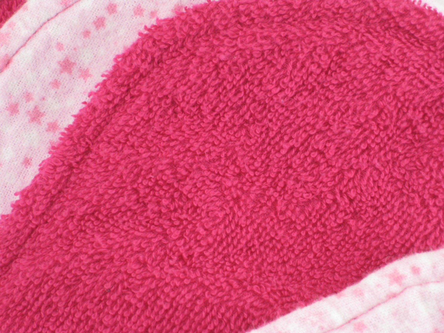 Pink and White Star Flannel Receiving/baby Blanket With Two Etsy