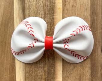 Baseball Hair Bow | MLB Bow