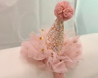Birthday headband- headbands for girls- first birthday hat- crown headband- birthday crown- headbands for toddlers