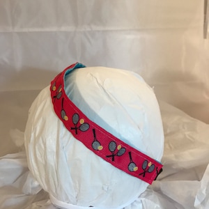 tennis Headband, stretch headband, non slip  headband, elastic headband, tennis team gift, tennis hair accessory, headbands for women