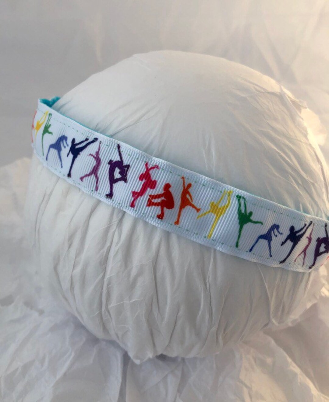 Ice Skating Headband Stretch Non Slip Rainbow Athletic Sport Etsy