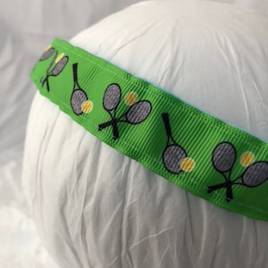 tennis Headband, stretch headband, non slip  headbands, elastic headband, tennis team gift, tennis hair accessory, headbands for women