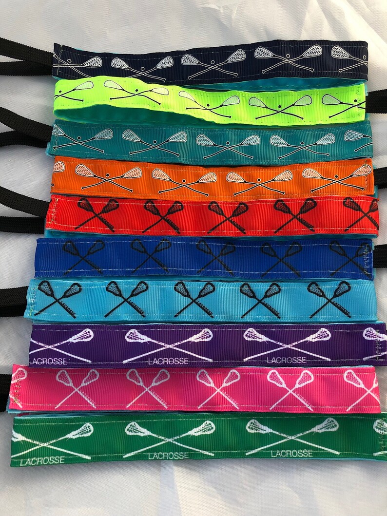 Lacrosse Headband Navy Blue Stretch Non Slip Athletic Elastic Etsy