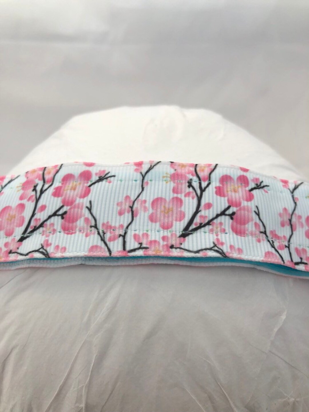 Cherry Blossom Headband- Flower Stretch Non Slip Elastic Sport Athletic Workout Yoga Hair ...