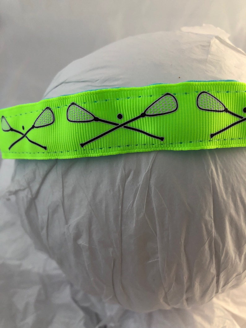 Lacrosse Headband Neon Stretch Non Slip Athletic Elastic Etsy