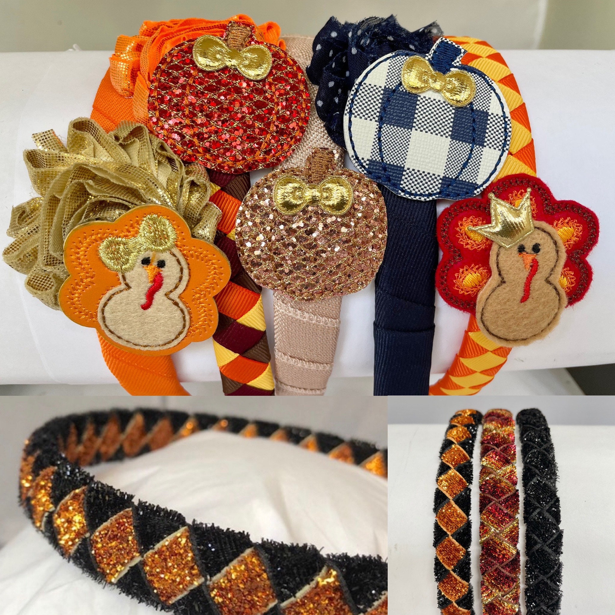 Halloween Headband Sparkle Headband Headbands for Girls Etsy