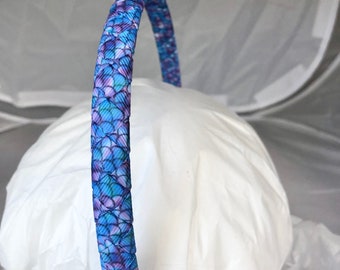 mermaid headband- headband for women- narrow headband- headbands for girls
