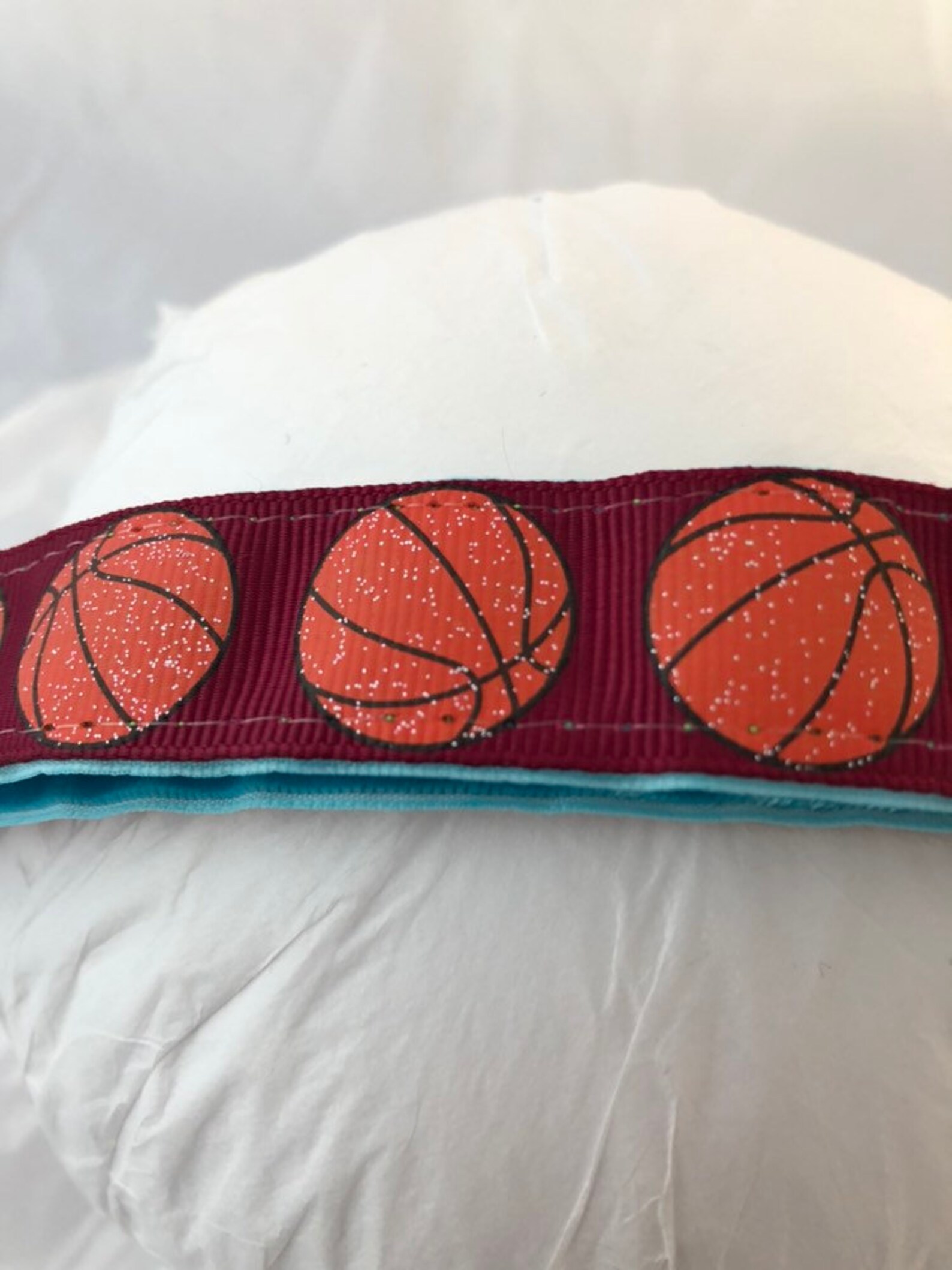 Basketball Headband Maroon Glitter Non Slip Athletic Sport Etsy