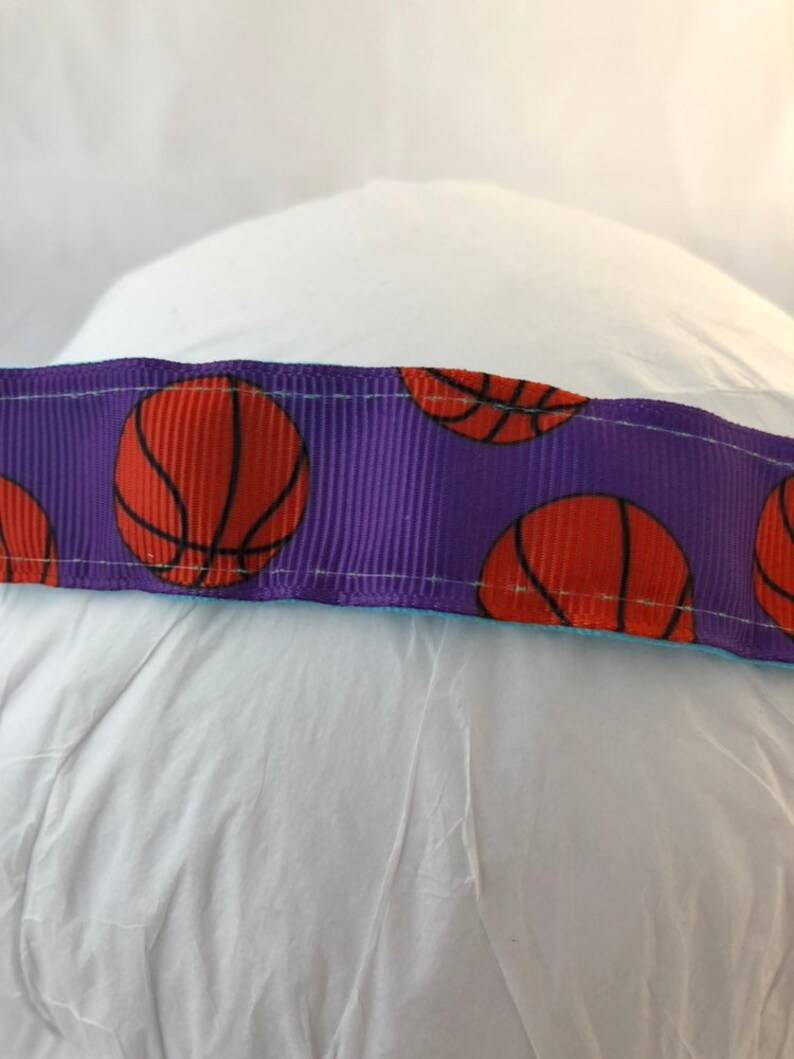 Basketball headband purple non slip Athletic sport elastic Etsy