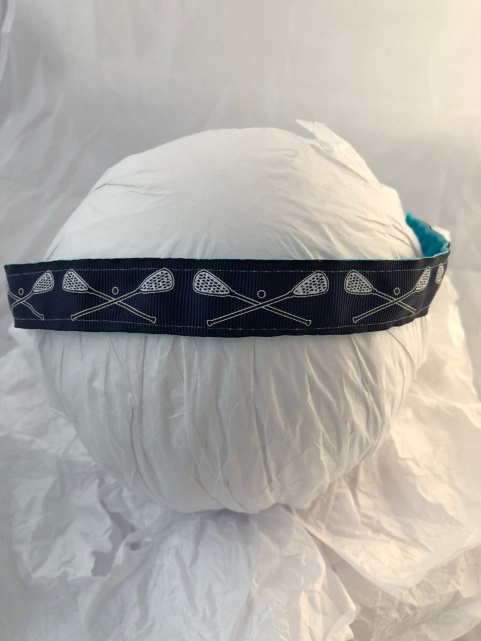 Lacrosse Headband Navy Blue Stretch Non Slip Athletic Elastic Etsy