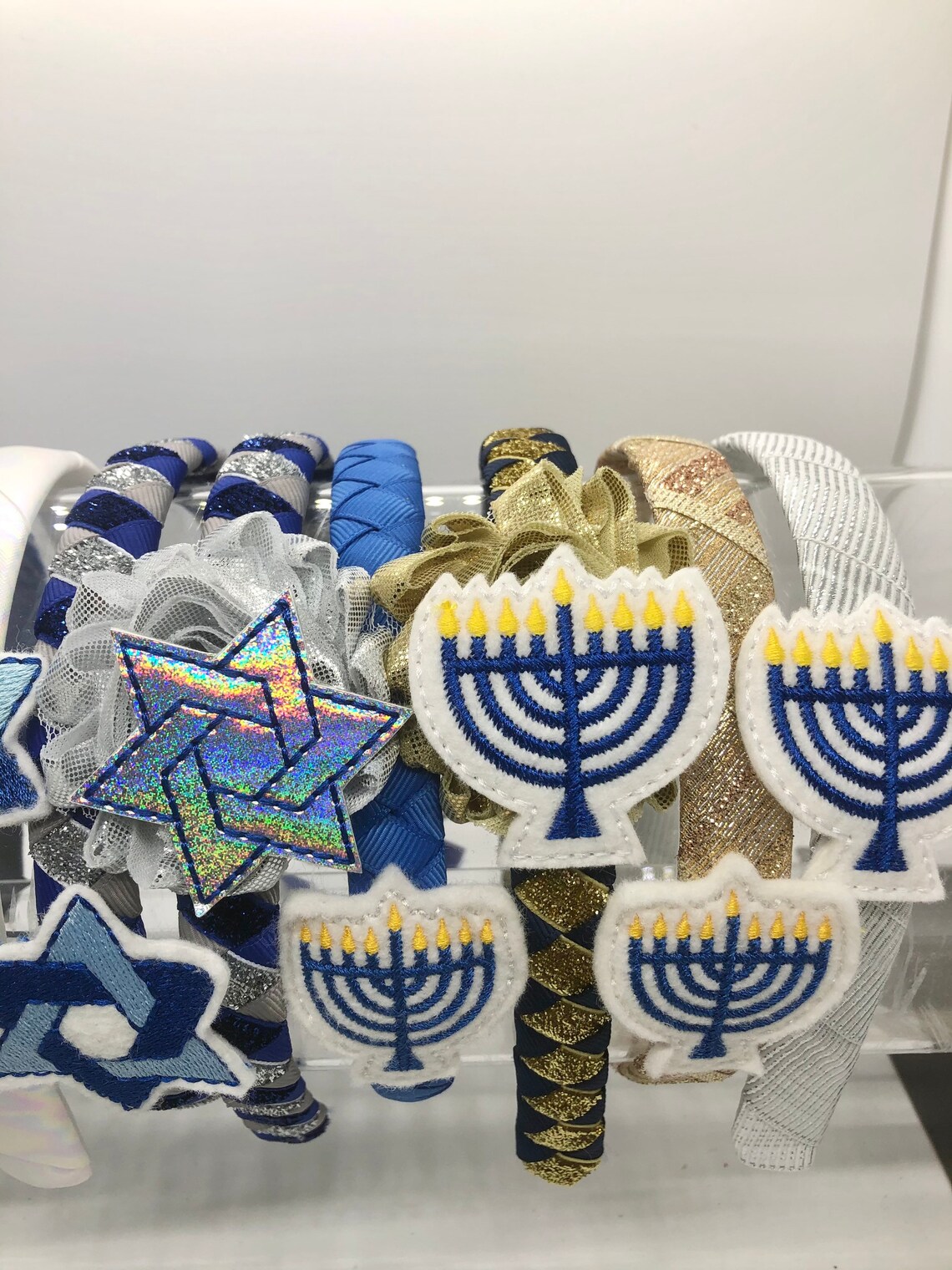 Hanukkah headband Mennorah headbands for girls headband for Etsy