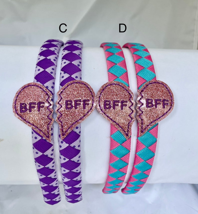 Back to school headband, headbands for girls, first day of school, best friends gift, teachers, women, pencil, bus, BFF bild 3