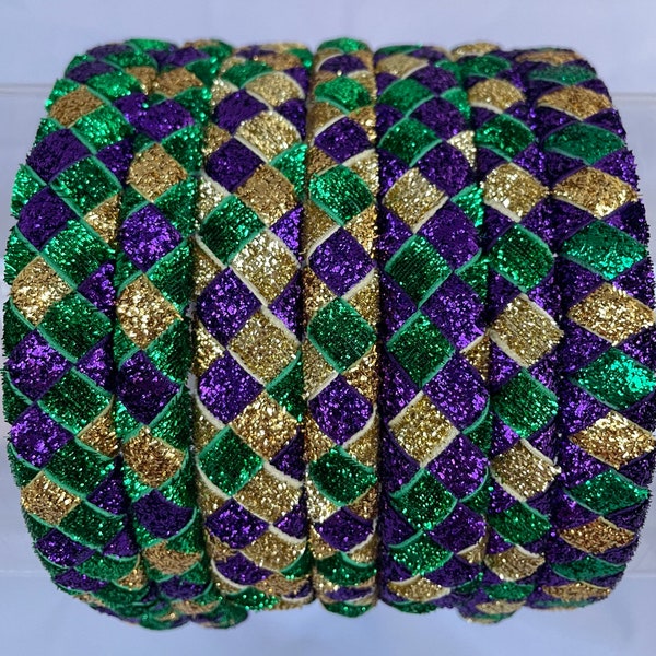Mardi Gras Headband- headbands for women girls purple green gold Hair Accessory