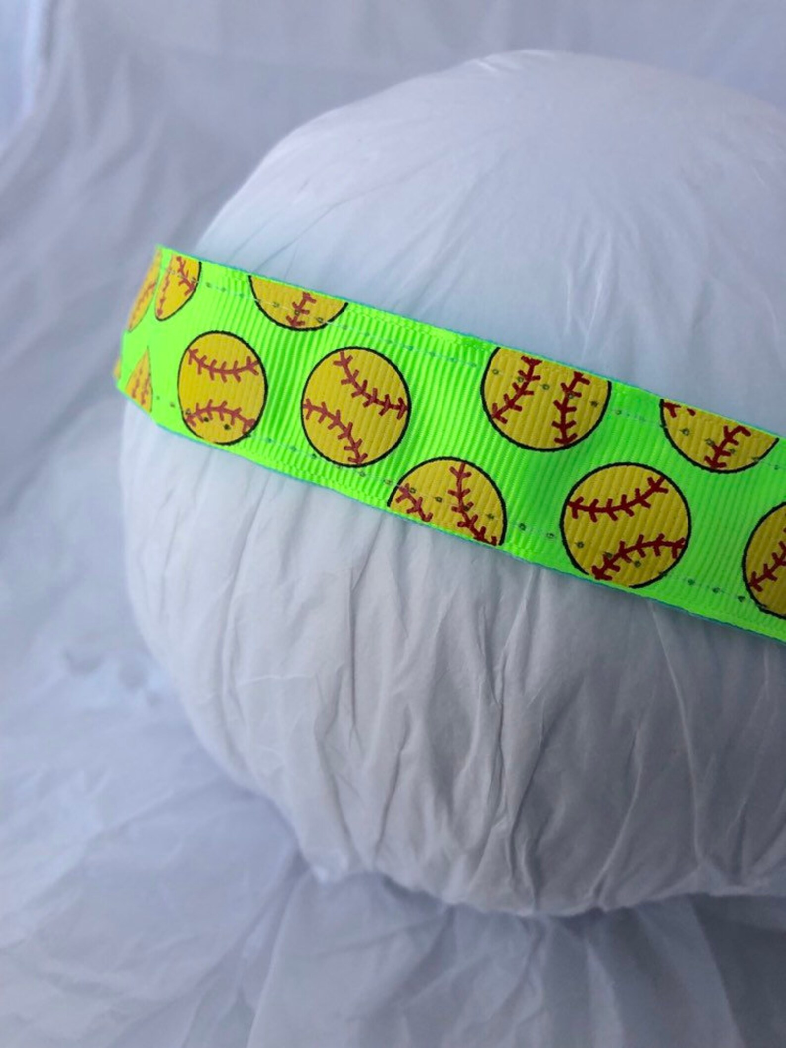 Softball Headband Stretch Neon Green Non Slip Athletic Sport Etsy