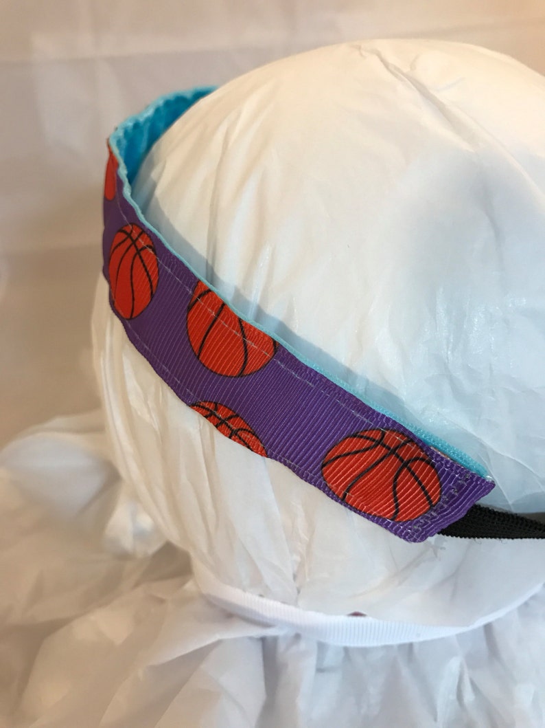 Basketball headband purple non slip Athletic sport elastic Etsy