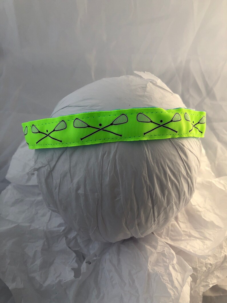 Lacrosse Headband Neon Stretch Non Slip Athletic Elastic Etsy