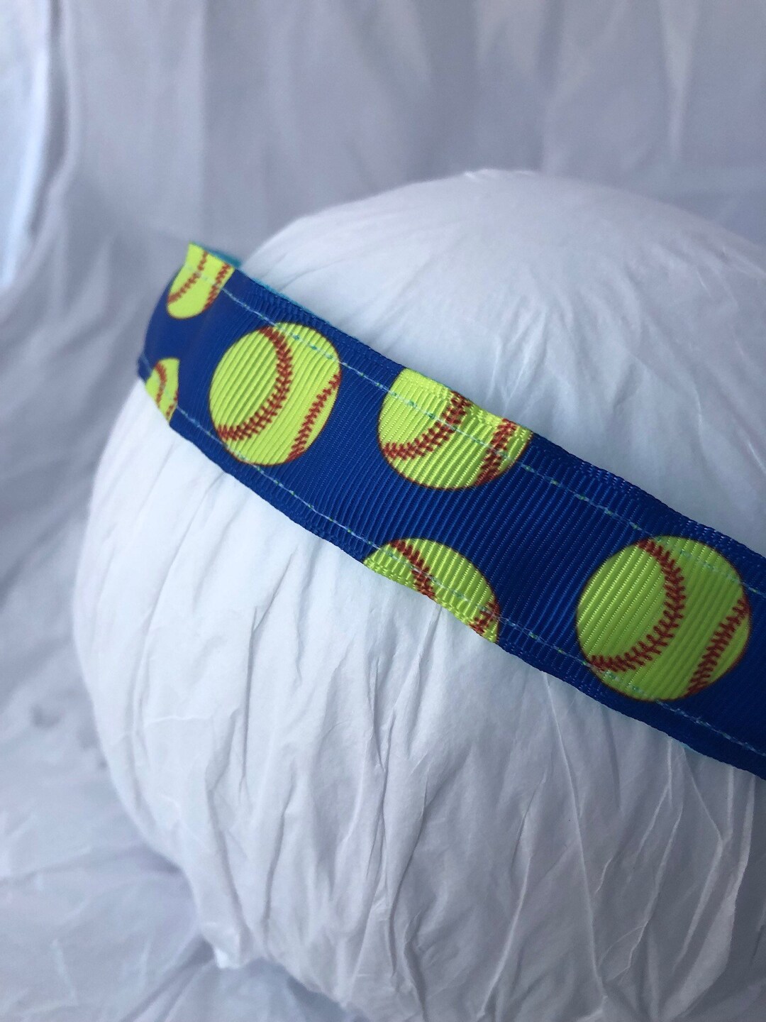 Softball headband stretch blue non slip Athletic sport Etsy España