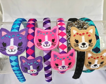 Cheetah Headband- headbands for girls- headband for women- Purple pink Cheetah- jungle birthday party- cheetah print