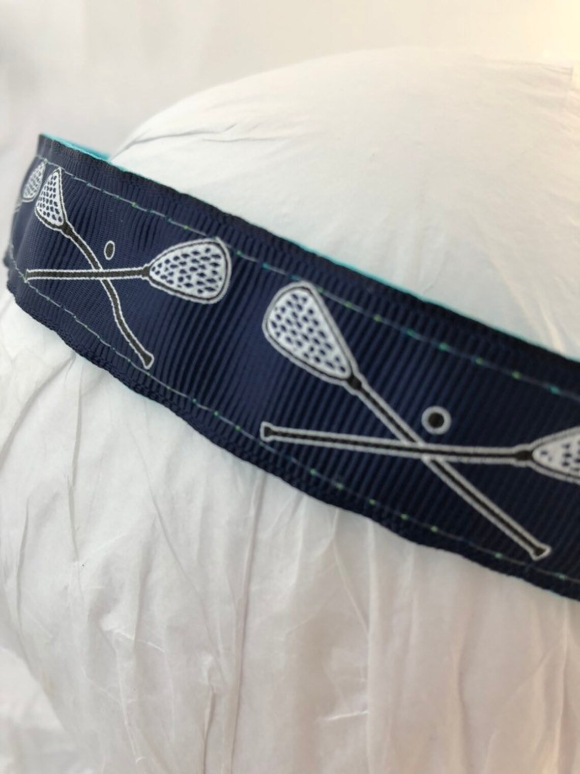 Lacrosse Headband Navy Blue Stretch Non Slip Athletic Elastic Etsy