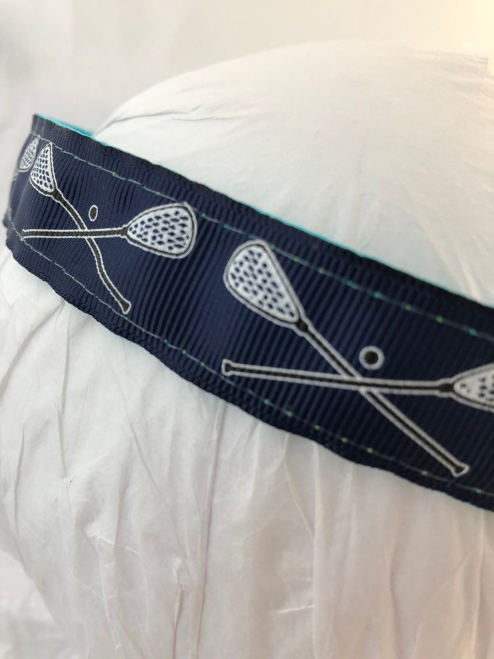 Lacrosse Headband Navy Blue Stretch Non Slip Athletic Elastic Etsy