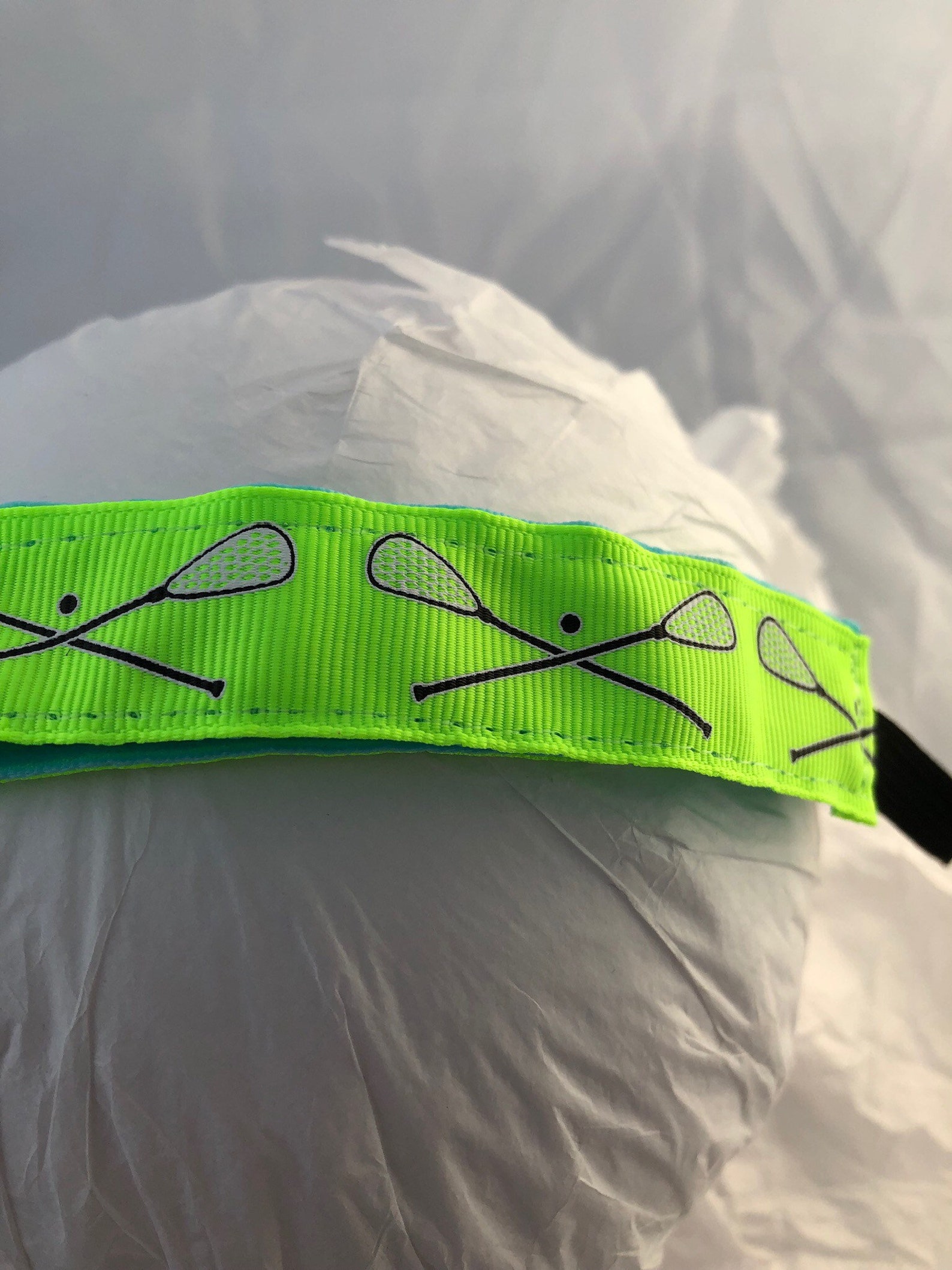 Lacrosse Headband Neon Stretch Non Slip Athletic Elastic Etsy