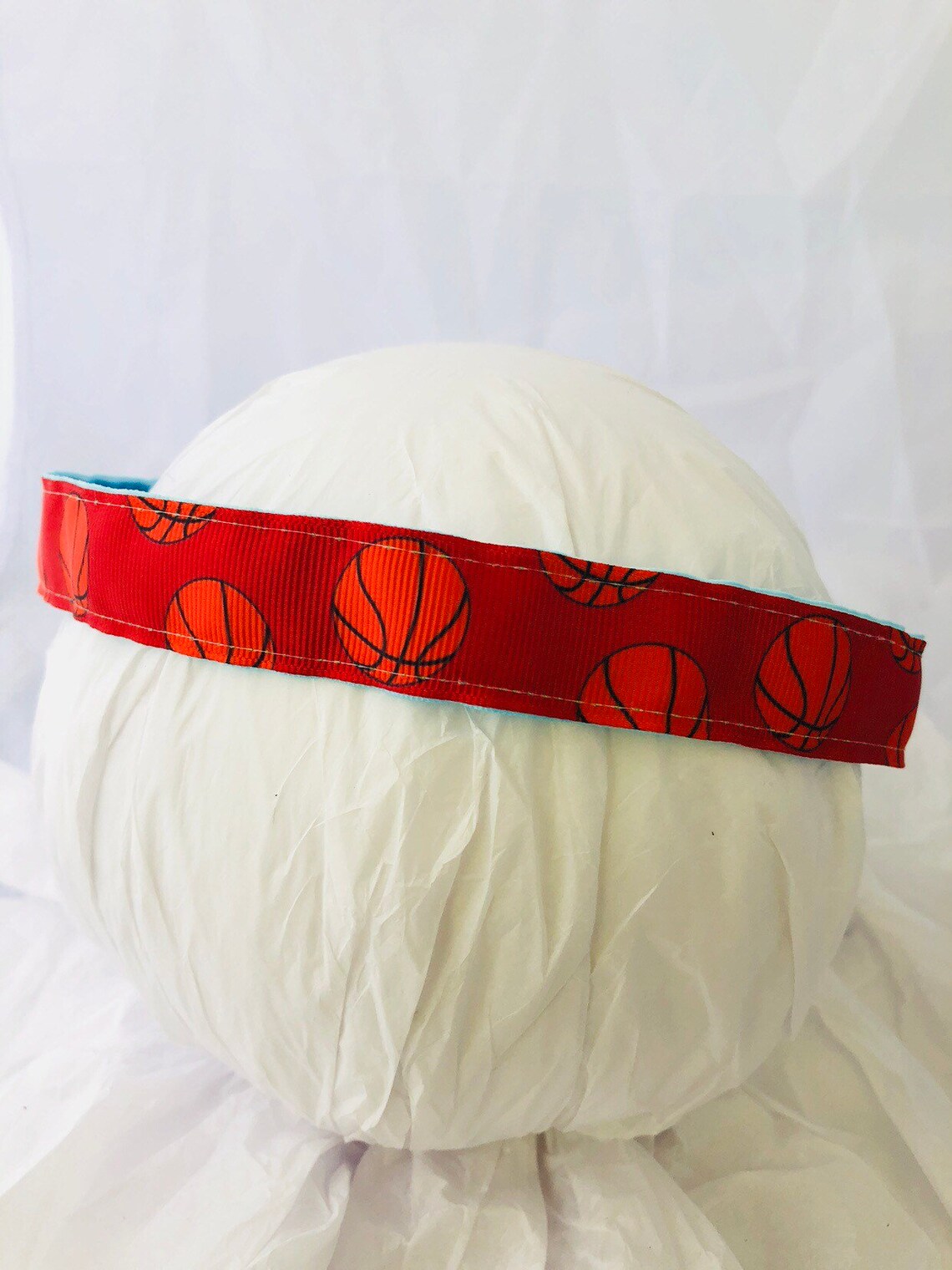 Basketball headband red Athletic sport stretch non slip Etsy