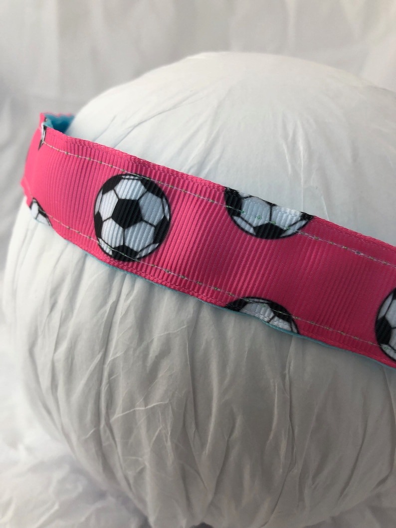 Soccer headband pink non slip Athletic sport elastic team Etsy
