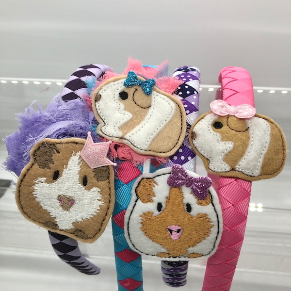 guinea pig headband, hedgehog headband- hamster gerbil, headbands for girls, hedgehog accessory- headband for women