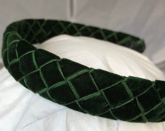 Velvet wide Headband- Christmas St Patricks Day school uniform hair accessory girl women