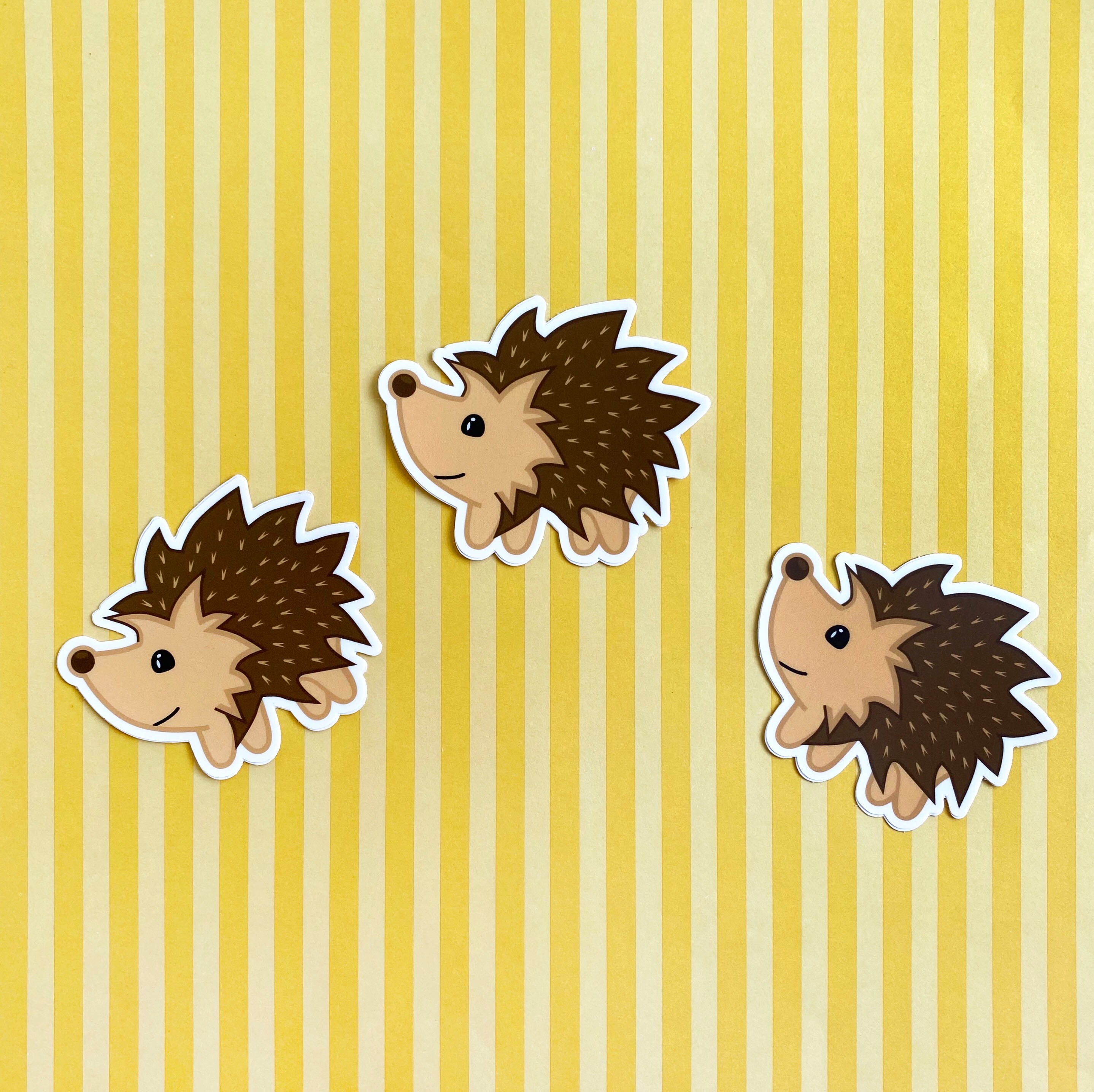 Cute Hedgehog Sticker Etsy