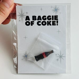 Prank Bag of Coke Funny Novelty Gag Friend Gift Party Favor Present Joke Birthday Festival Trinket Cocaine Drugs Father's Day Summer Wedding