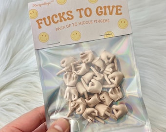 Zak met eikels om te geven 20 kleine middelvingers Flip the Bird Gag Grappen Vadercadeau Grote handen Cadeau voor vader Collega Baas Ex-vrienden April Fools
