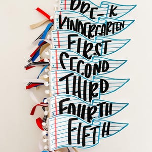 School Grade Flag - Etsy