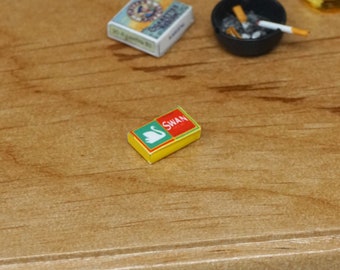Half Inch Scale Ashtray Miniature Dollhouse Supplies Smoking Bar Mini 1:6 Scale